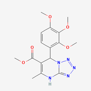 Methyl 5-methyl-7-(2,3,4-trimethoxyphenyl)-4,7-dihydrotetrazolo[1,5-a]pyrimidine-6-carboxylate