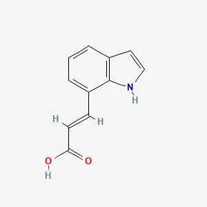 molecular formula C11H9NO2 B1497613 (E)-3-(1H-Indol-7-YL)acrylic acid CAS No. 288371-43-7