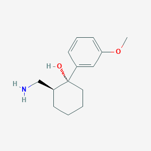 molecular formula C14H21NO2 B1497619 (1R,2S)-2-(Aminomethyl)-1-(3-methoxyphenyl)cyclohexan-1-ol CAS No. 541505-94-6