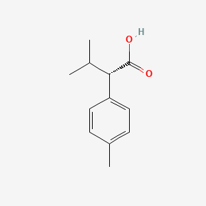 molecular formula C12H16O2 B1497630 (2S)-3-Methyl-2-(4-methylphenyl)butanoic acid CAS No. 55332-35-9