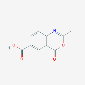 molecular formula C10H7NO4 B1497635 2-Methyl-4-oxo-4H-3,1-benzoxazine-6-carboxylic acid CAS No. 67081-72-5