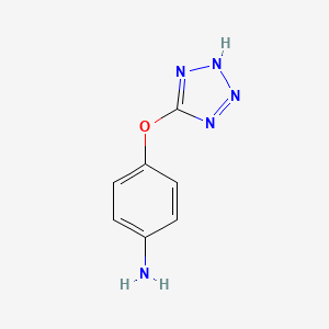 molecular formula C7H7N5O B1497638 4-(1H-四唑-5-氧基)苯胺 CAS No. 467226-44-4