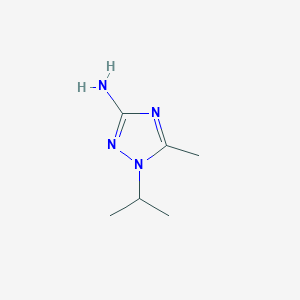 molecular formula C6H12N4 B1497641 1-Isopropyl-5-methyl-1H-1,2,4-triazol-3-amine CAS No. 938459-10-0