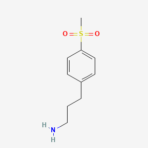 molecular formula C10H15NO2S B1497654 3-(4-(Methylsulfonyl)phenyl)propan-1-amine 