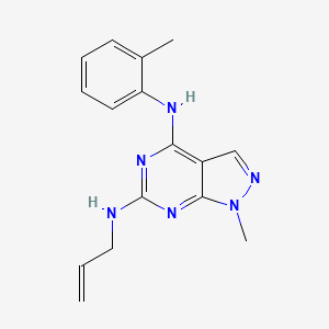 1-methyl-N~4~-(2-methylphenyl)-N~6~-(prop-2-en-1-yl)-1H-pyrazolo[3,4-d]pyrimidine-4,6-diamine