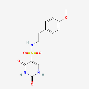 2-hydroxy-N-[2-(4-methoxyphenyl)ethyl]-6-oxo-1,6-dihydropyrimidine-5-sulfonamide