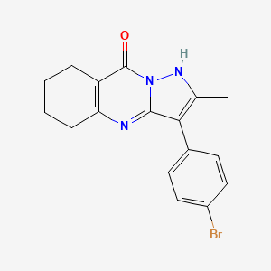 3-(4-bromophenyl)-2-methyl-5,6,7,8-tetrahydropyrazolo[5,1-b]quinazolin-9(4H)-one