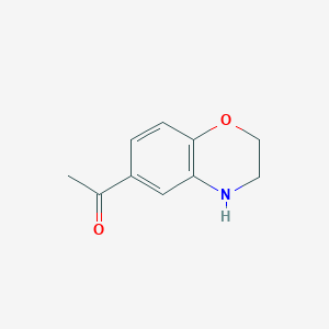 B1497699 1-(3,4-Dihydro-2H-1,4-benzoxazin-6-YL)ethanone CAS No. 308851-67-4