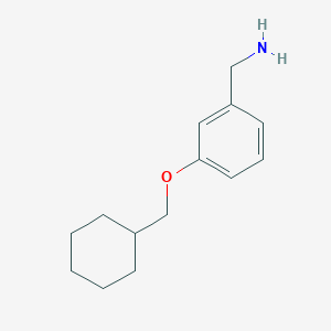 molecular formula C14H21NO B1497702 (3-(环己氧甲基)苯基)甲胺 CAS No. 1019128-90-5