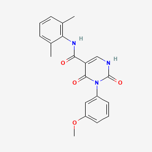 N-(2,6-dimethylphenyl)-3-(3-methoxyphenyl)-2,4-dioxo-1,2,3,4-tetrahydropyrimidine-5-carboxamide