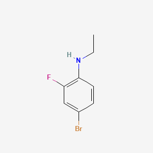 molecular formula C8H9BrFN B1497740 4-Bromo-N-ethyl-2-fluoroaniline 