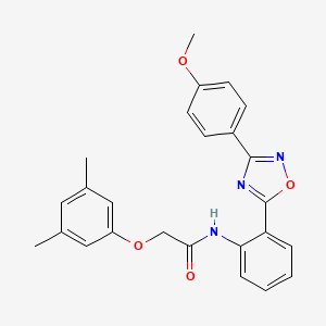 2-(3,5-dimethylphenoxy)-N-{2-[3-(4-methoxyphenyl)-1,2,4-oxadiazol-5-yl]phenyl}acetamide