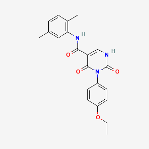 N-(2,5-dimethylphenyl)-3-(4-ethoxyphenyl)-2,4-dioxo-1,2,3,4-tetrahydropyrimidine-5-carboxamide