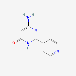 molecular formula C9H8N4O B1497749 6-Amino-2-(pyridin-4-yl)pyrimidin-4-ol CAS No. 61310-39-2