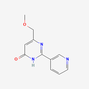 molecular formula C11H11N3O2 B1497757 6-(Methoxymethyl)-2-(pyridin-3-YL)pyrimidin-4-OL CAS No. 339278-99-8