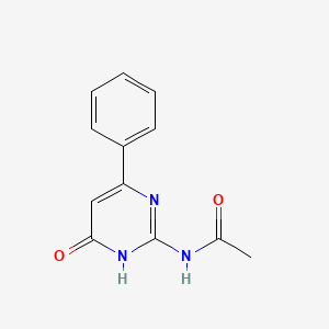 molecular formula C12H11N3O2 B1497764 2-Acetamido-6-phenyl-4-pyrimidinone CAS No. 54286-78-1