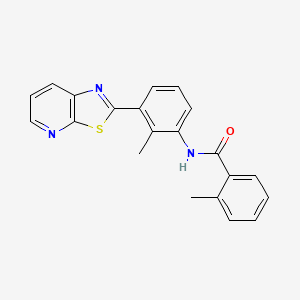 2-Methyl-N-(2-methyl-3-{[1,3]thiazolo[5,4-B]pyridin-2-YL}phenyl)benzamide