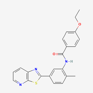 4-Ethoxy-N-(2-methyl-5-{[1,3]thiazolo[5,4-B]pyridin-2-YL}phenyl)benzamide