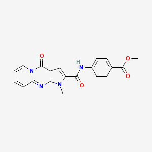 Methyl 4-{[(1-methyl-4-oxo-1,4-dihydropyrido[1,2-a]pyrrolo[2,3-d]pyrimidin-2-yl)carbonyl]amino}benzoate