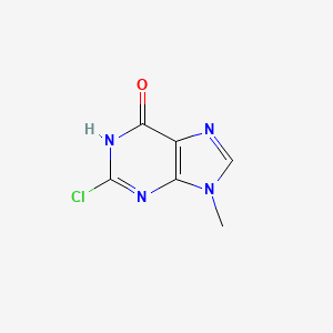 molecular formula C6H5ClN4O B1497777 2-Chloro-9-methyl-3H-purin-6(9H)-one CAS No. 36323-92-9