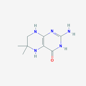 molecular formula C8H13N5O B1497782 6,6-Dimethyltetrahydropterin CAS No. 84812-30-6