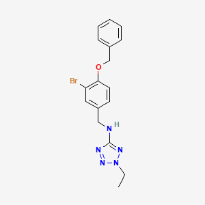 N-[4-(benzyloxy)-3-bromobenzyl]-2-ethyl-2H-tetrazol-5-amine