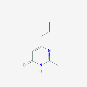 4-Propyl-6-hydroxy-2-methylpyrimidine