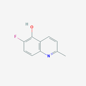molecular formula C10H8FNO B1497791 6-Fluoro-2-methylquinolin-5-ol 