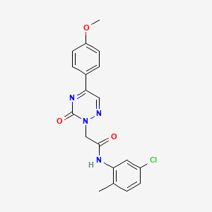 N-(5-chloro-2-methylphenyl)-2-[5-(4-methoxyphenyl)-3-oxo-1,2,4-triazin-2(3H)-yl]acetamide