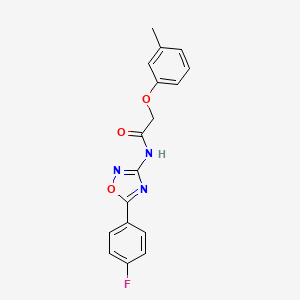 N-[5-(4-fluorophenyl)-1,2,4-oxadiazol-3-yl]-2-(3-methylphenoxy)acetamide