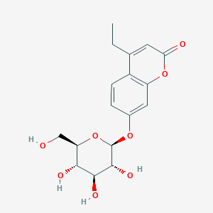 molecular formula C17H20O8 B14978123 4-ethyl-2-oxo-2H-chromen-7-yl beta-D-glucopyranoside 