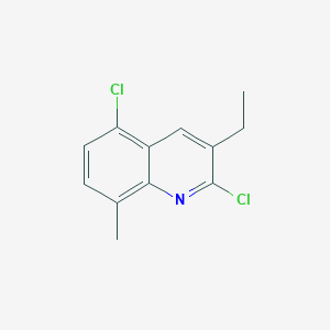 molecular formula C12H11Cl2N B1497818 2,5-Dichloro-3-ethyl-8-methylquinoline CAS No. 1031927-97-5