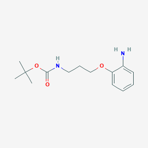 molecular formula C14H22N2O3 B1497819 2-[3-(Boc-amino)propyloxyl]aniline 