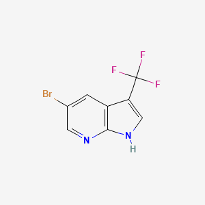5-bromo-3-(trifluoromethyl)-1H-pyrrolo[2,3-b]pyridine