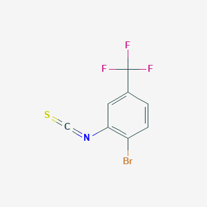 molecular formula C8H3BrF3NS B1497833 1-Bromo-2-isothiocyanato-4-(trifluoromethyl)benzene CAS No. 862902-36-1