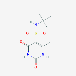 N-tert-butyl-2-hydroxy-4-methyl-6-oxo-1,6-dihydropyrimidine-5-sulfonamide