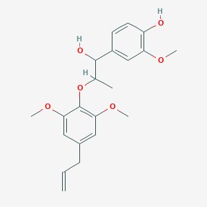 molecular formula C21H26O6 B149784 2-(4-烯丙基-2,6-二甲氧基苯氧基)-1-(4-羟基-3-甲氧基苯基)-1-丙醇 CAS No. 41535-95-9