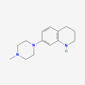 molecular formula C14H21N3 B1497842 7-(4-Methylpiperazin-1-yl)-1,2,3,4-tetrahydroquinoline CAS No. 216059-76-6
