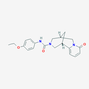 (1S,5S)-N-(4-ethoxyphenyl)-8-oxo-1,5,6,8-tetrahydro-2H-1,5-methanopyrido[1,2-a][1,5]diazocine-3(4H)-carboxamide