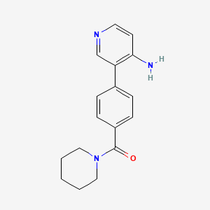 (4-(4-Aminopyridin-3-yl)phenyl)(piperidin-1-yl)methanone