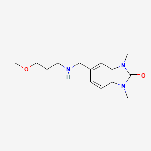 5-{[(3-methoxypropyl)amino]methyl}-1,3-dimethyl-1,3-dihydro-2H-benzimidazol-2-one