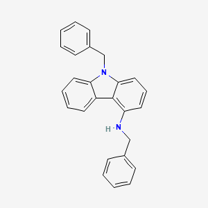 molecular formula C26H22N2 B1497863 9-Benzyl-4-benzylamino-carbazole 