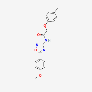 molecular formula C19H19N3O4 B14978666 N-[5-(4-ethoxyphenyl)-1,2,4-oxadiazol-3-yl]-2-(4-methylphenoxy)acetamide 