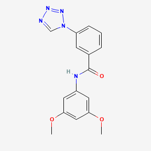 N-(3,5-dimethoxyphenyl)-3-(1H-tetrazol-1-yl)benzamide