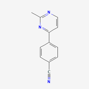 4-(2-Methylpyrimidin-4-yl)benzonitrile