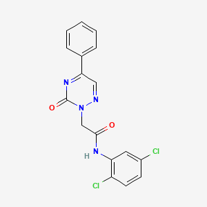 N-(2,5-dichlorophenyl)-2-(3-oxo-5-phenyl-1,2,4-triazin-2(3H)-yl)acetamide