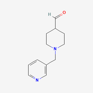 molecular formula C12H16N2O B1497873 1-(Pyrid-3-ylmethyl)piperidine-4-carbaldehyde CAS No. 937796-16-2