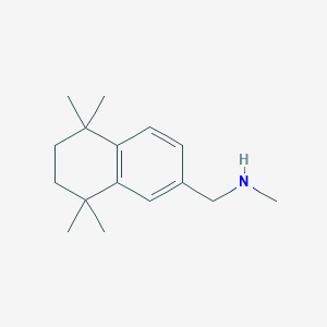 N,5,5,8,8-pentamethyl-(5,6,7,8-tetrahydronaphth-2-ylmethyl)amine