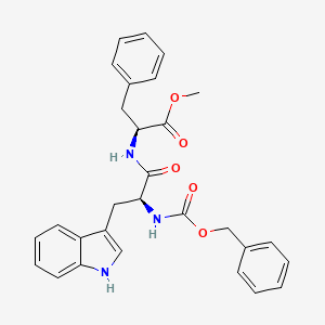(S)-Methyl 2-((S)-2-(((benzyloxy)carbonyl)amino)-3-(1H-indol-3-yl)propanamido)-3-phenylpropanoate