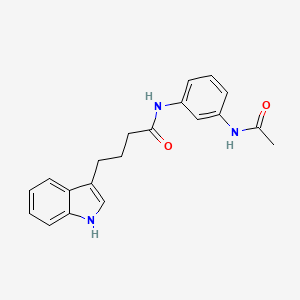 N-[3-(acetylamino)phenyl]-4-(1H-indol-3-yl)butanamide